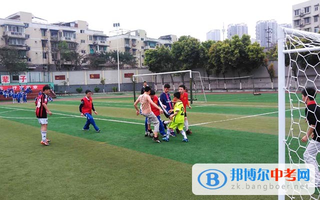 成都市第三十八中首屆“騰龍杯”校園足球聯賽開賽