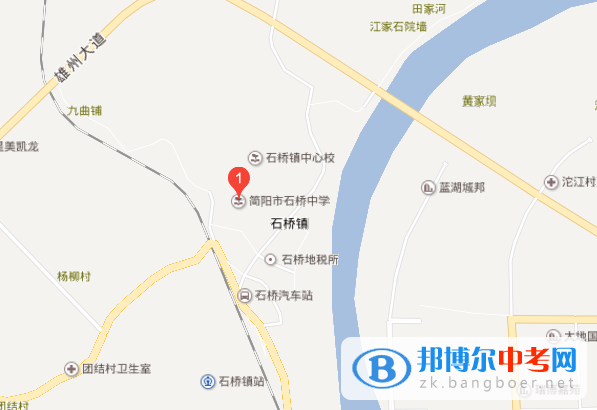 簡陽市石橋中學地址在哪里