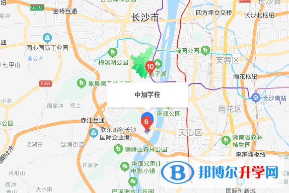 長沙中加學校地址在哪里