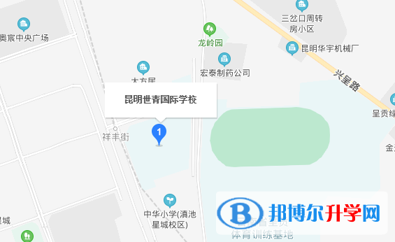昆明世青國際學校初中部地址在哪里