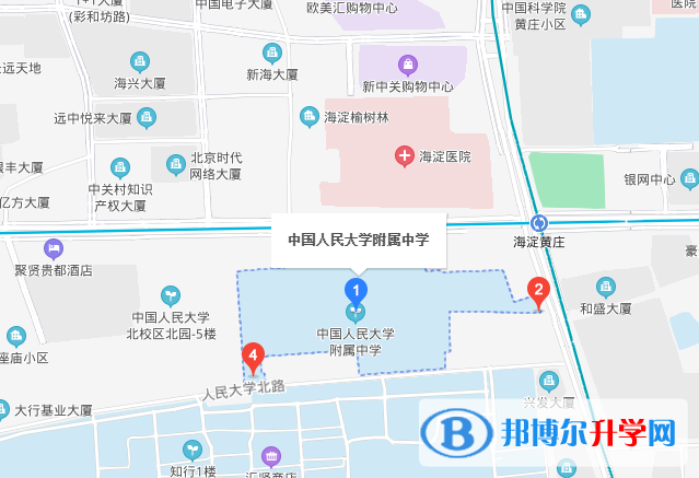 中國人民大學附屬中學國際部地址在哪里