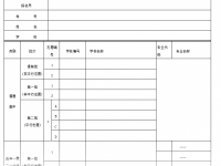 邢臺2021年中考志愿的樣表