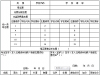 達州2022年中考志愿填報表