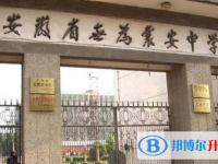 無為市襄安中學錄取分數線(2023年參考)